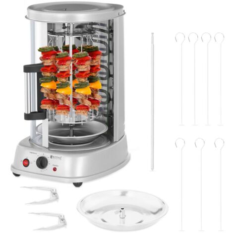 Rôtissoire Vertical De Kebab De Gril 4-En-1 Kombi 1500W Gril En Vertical Döner