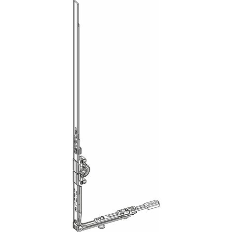 ROTO D-/DK-Getriebe konstant DM 15 mm Eckumlenkung 1S-P L=460/120 mm silber