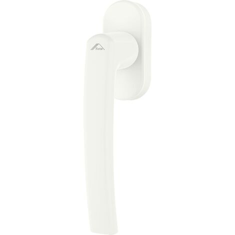 Roto Maniglia Line Secustik senza logo, bianco traffico, lunghezza perno 32 mm
