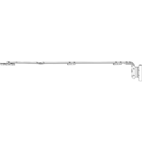 ROTO NX Axerarm P 12/20-13 Gr. 250 FFB 411-600 mm silber links