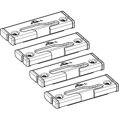 Roto Patio Alversa Spaltlüftungsschließstück Set für Parallel Schiebe Tür aus Holz, rechts, Stahl verzinkt