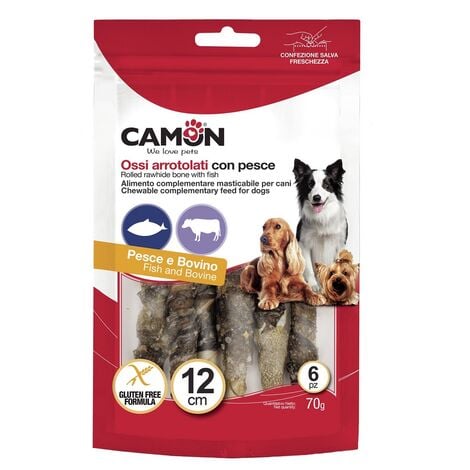 Rotoli di camon con 6 pezzi pesce
