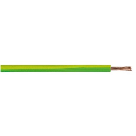 Rotolo 100 mt cavo unipolare giallo verde tipo FS17 1 x 4,0 mmq con omolagazione antincendio