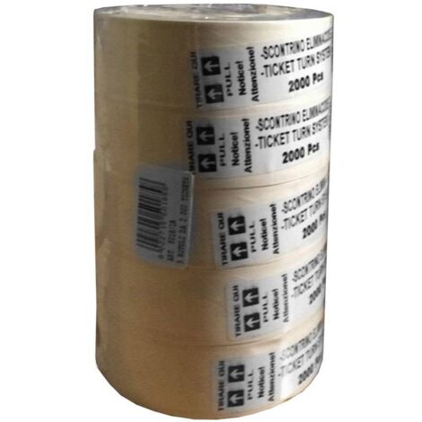 Rotolo 2000 Etichette Elimina Code - 5 Pz