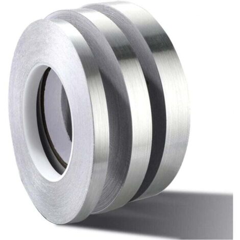 Rotolo adesivo decorativo da 3 pezzi, nastro per piastrelle in PVC, striscia adesiva impermeabile antimuffa per pavimenti, pareti, soffitti, porte e finestre, arredamento per la casa (argento)