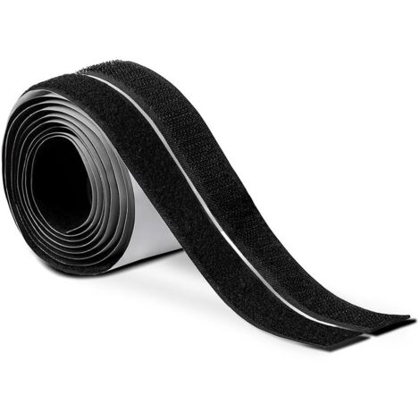 Rotolo adesivo di fissaggio a strappo 20 mm x 1,5 m Nero 2144-3 INOFIX