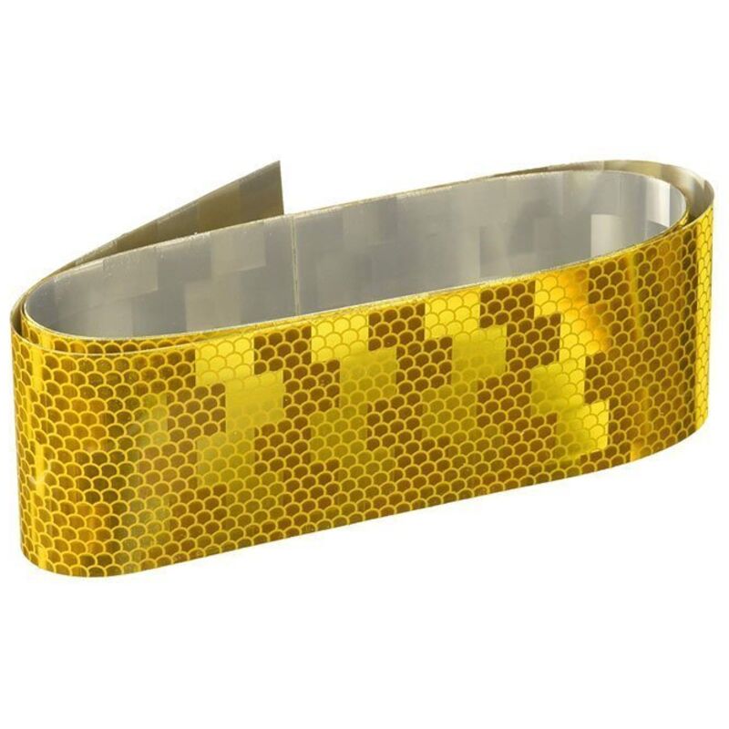 Rotolo Adesivo Rifrangente Omologato 5 x 100 cm - Colore: GIALLO