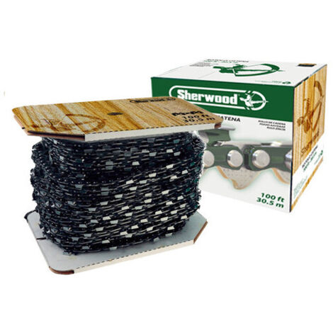 Rotolo catena Sherwood 3/8" 1,3 mm 100 maglie per motoseghe standard – Sherwood