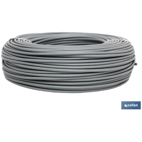 Rotolo Di Cavo H07v-K 1x6mm2 Grigio (100m)