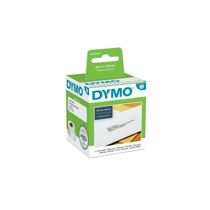 Image of Etichette per Stampante Dymo 99010 28 x 89 mm LabelWriter™ Bianco Nero (6 Unità)