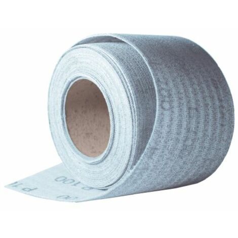Rotolo di rete abrasiva CALFLEX, grana 180, larghezza 115 mm e lunghezza 5 m.