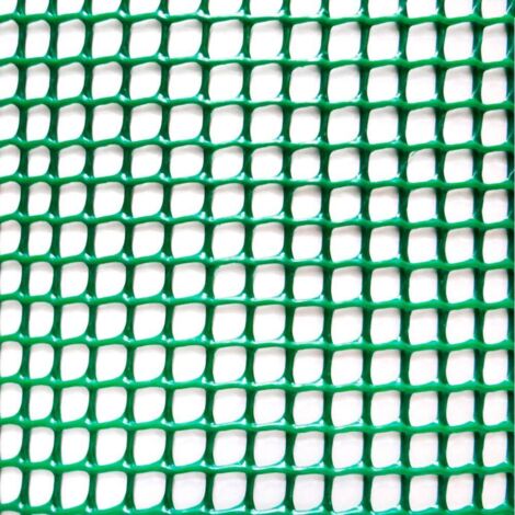 Rotolo di rete leggera Cadrinet Colore Verde 1x5m quadrato 4,5x4,5mm Faura