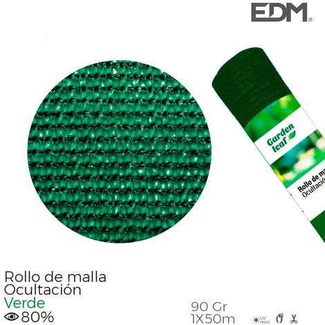 Occultamento Totale Catral 53010054 Mini Rotolo in Rete 100 x 1000 x 4 cm Colore: Verde 