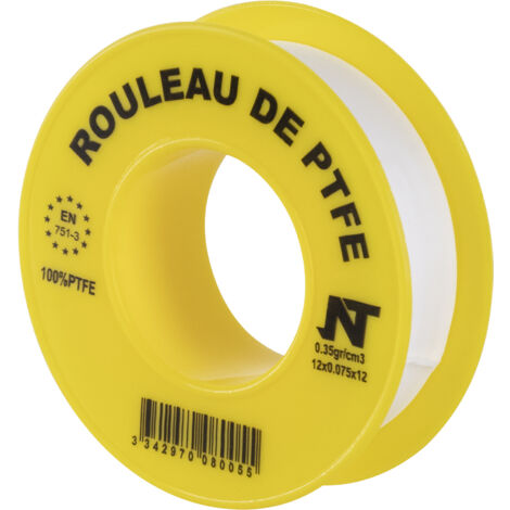Rotolo in teflon, lunghezza 12 m, larghezza 12 mm NOYON & THIEBAULT