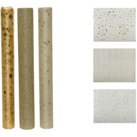 Rotolo in tessuto Deco poliestere fantasie assortite L200xP35 cm