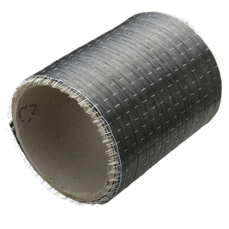 Rotolo in tessuto di vera fibra di carbonio - 200 g/m² 12K ud plain unidirezionale Misura - 200mm(20cm) x 1 Metro