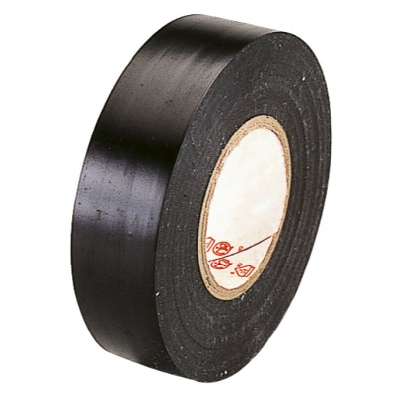 Rotolo nastro isolante 10MT 0,13X15MM nero