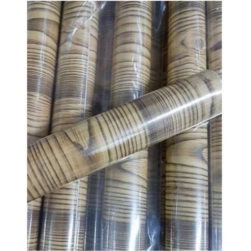 Rotolo Pellicola Adesiva Effetto Legno Nodato 45cmx2m Cassetti Mobili Parati - - Trade Shop Traesio