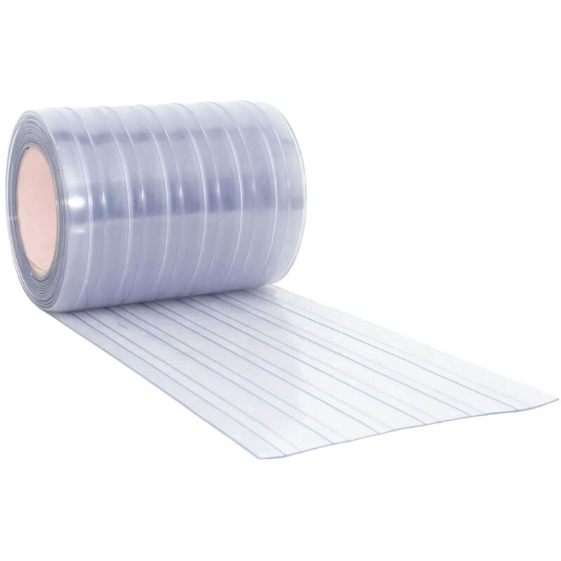 Tenda Per Porte Trasparente 300 Mm X 2,6 Mm 25 M In Pvc Vidaxl