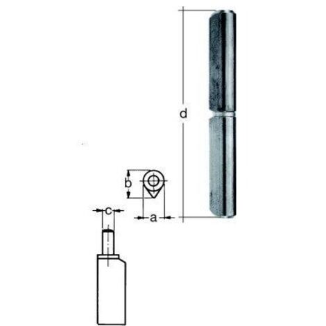 Rotolo profilato Banda-L.120mm STA nero Spillo Ø 9mm