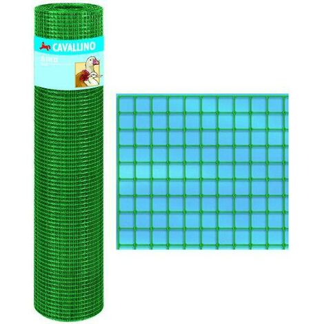 Rotolo rete elettrosaldata zincata e plastificata - 5 metri - maglia 12,7x12,7 mm - Altezza: 0,6 m