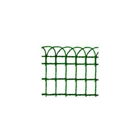 Rotolo rete ornamentale in filo zincato ricoperto in PVC - Lunghezza: 10 metri, Altezza: 0,40 m