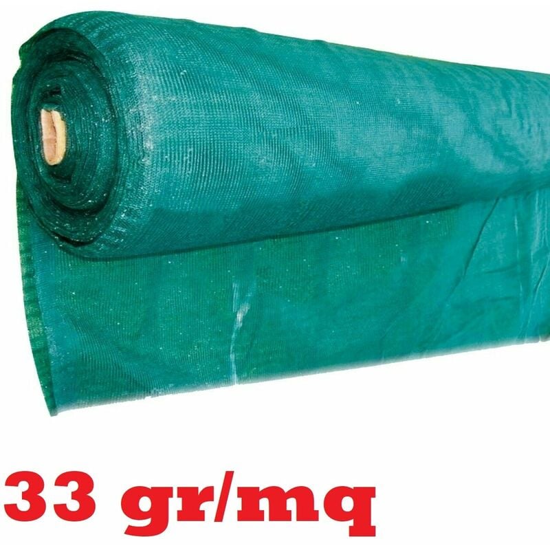 Rotolo rete per raccolta olive rinforzata antispina verde 33 gr/mq - 200xH5 mt