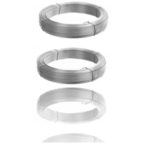 Rotolo Rotoli 2 Pezzi Cavo Filo Ferro 20mtx1.3mm Cc.6882 Multifunzione Stringa