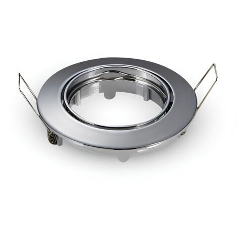 Rotondo orientale, staffa da incasso Chromé piercing 74mm  MR16