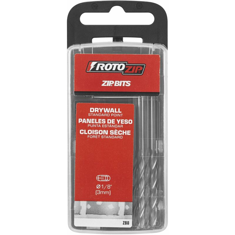 RotoZip Punta standard ZB8, confezione da 8