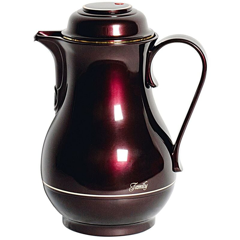 Isolierkanne Kunststoff 1,2 l black cherry