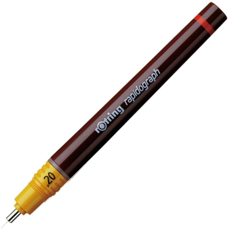 

Rotring rapidograph estilgrafos a tinta china recargables 020mm