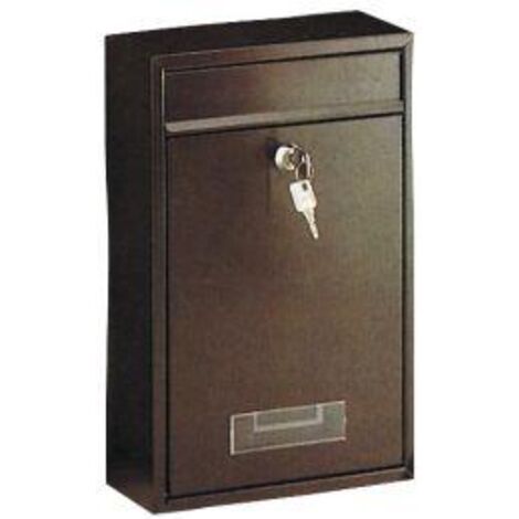 ROTTNER Briefkasten Tarvis mit Zylinderschloss silber