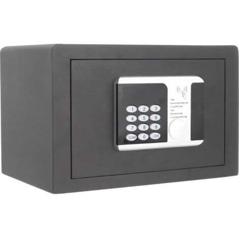Rottner Hoteltresor - Safe RFID 1 - elektrischer Tresor mit Zahlenschloss und RFID-Technologie 26l, anthrazit
