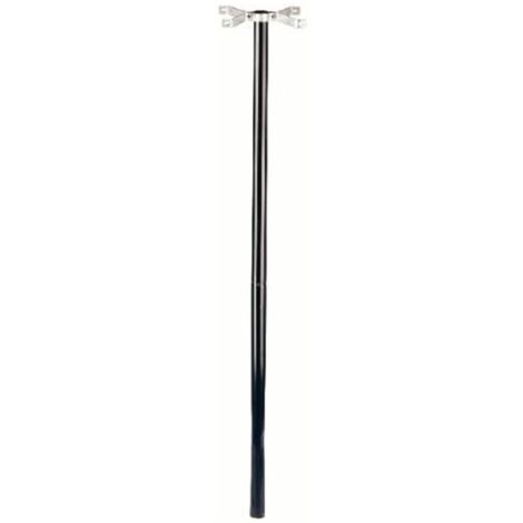 Rottner supporto per cassetta postale Mailbox Stander, utilizzabile con cassetta postale Rottner Mailbox, in acciaio, da inserire nel terreno, di colore nero.