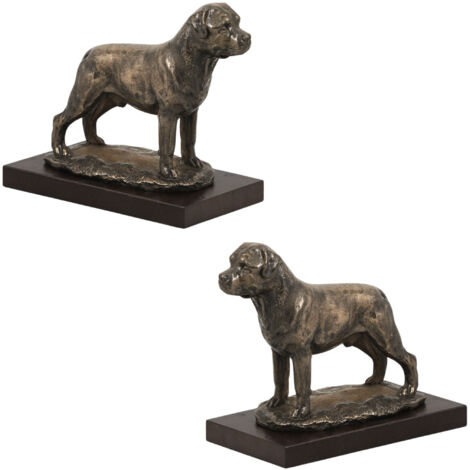 Rottweiler I - Estatuilla de perro, figura de oficina, trofeo para exposición de perros de Art-Dog