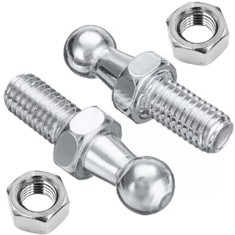 Rótula de resorte de gas M8 - Perno M8 (2 piezas) Reemplazo profesional de perno de rótula M8 para tapa de extremo de resorte de gas