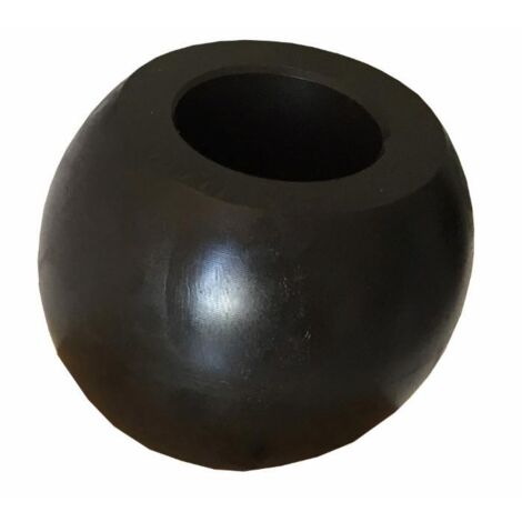 Rotula per ganci inferiori Ø 64x45mm con foro Ø 28mm Black Line