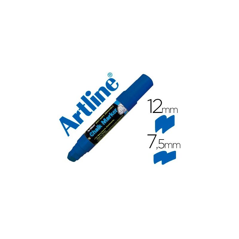 

Liderpapel - Rotulador artline pizarra verde negra epw-12 mm color azul