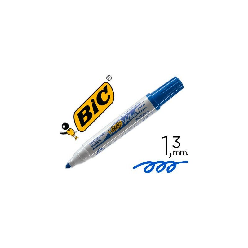 

Velleda marcador pizarra blanca ecolutions 1701 punta redonda azul caja -12u-