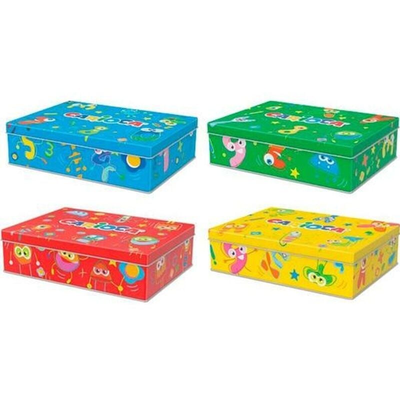 

Liderpapel - Rotulador carioca color kit caja metalica de 100 unidades surtidas + album colorear