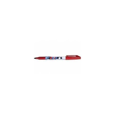 ROTULADOR DE TINTA PERMANENTE DURA INK 15. FINO-BALA ROJO - ACHA
