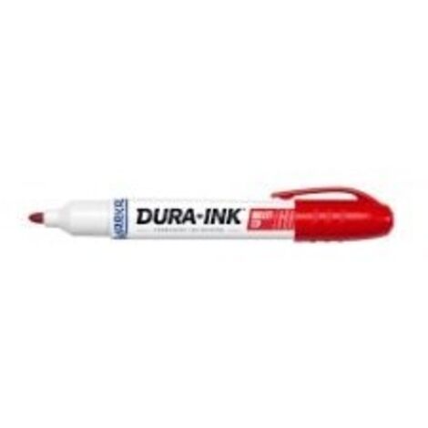 ROTULADOR DE TINTA PERMANENTE "DURA INK 60". MEDIO-BALA  ROJO - ACHA