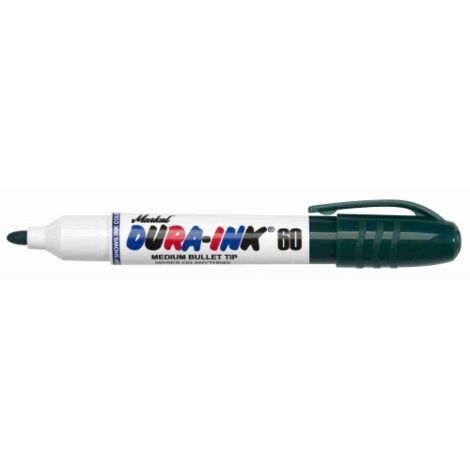 ROTULADOR DE TINTA PERMANENTE "DURA INK 60". MEDIO-BALA  VERDE-ACHA