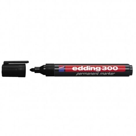 ROTULADOR DE TINTA PERMANENTE "EDDING 300". FINO-PUNTA REDONDA - EHLIS