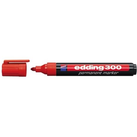 ROTULADOR DE TINTA PERMANENTE "EDDING 300". FINO-PUNTA REDONDA - EHLIS