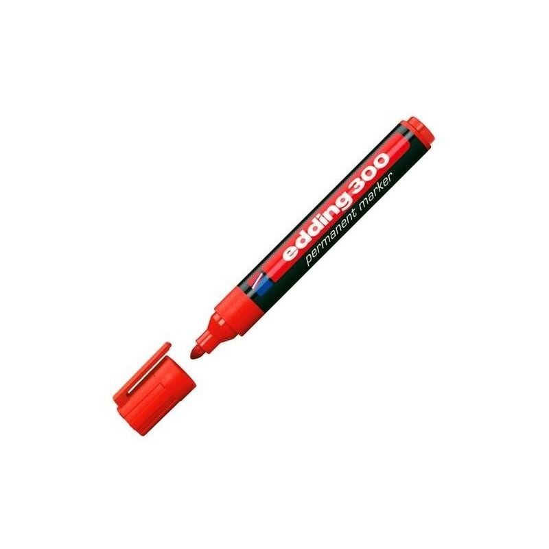 

Edding marcador permanente 300 rojo -10u-