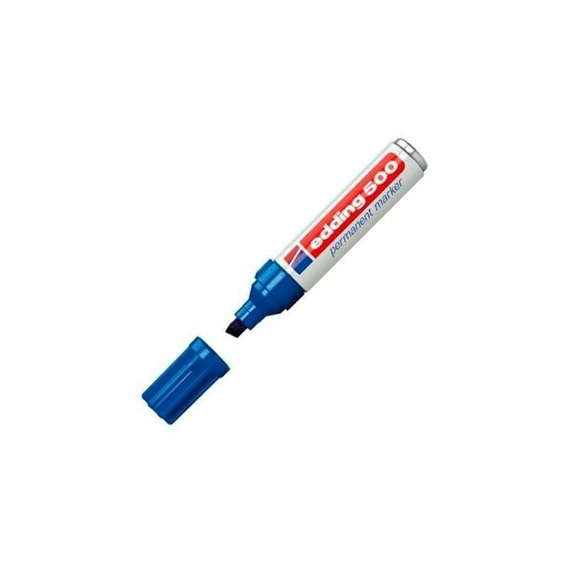 

Edding marcador permanente 500 azul -10u-
