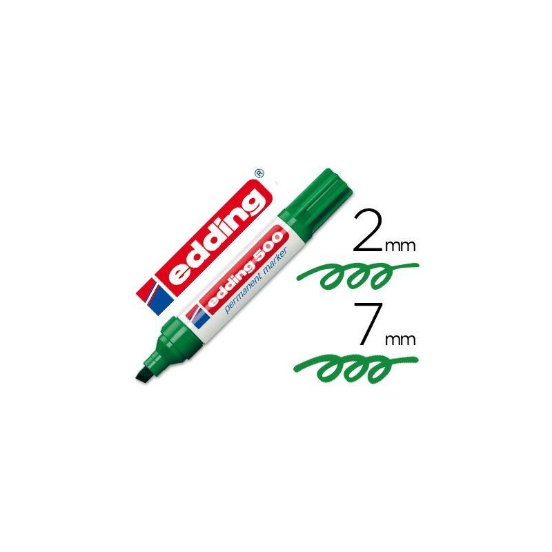 

Edding marcador permanente 500 verde -10u-