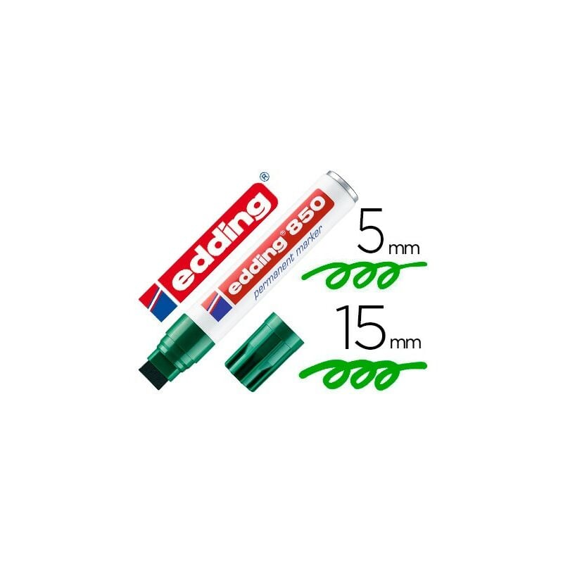 

Edding marcador permanente 850 verde -5u-